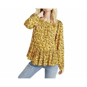 Maeve Yellow Floral Blouse